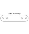 Outlet: 23cm / 18W LED lysrør 2G10-PRO23, 2G10 - 155lm/w