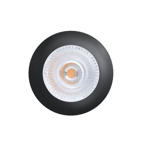 LEDlife Unni68 møbelspot - Hull: Ø5,6 cm, Mål: Ø6,8 cm, RA95, svart, 12V DC