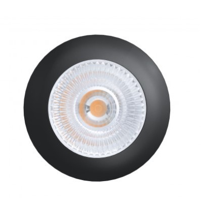 LEDlife Unni68 møbelspot - Hull: Ø5,6 cm, Mål: Ø6,8 cm, RA95, svart, 12V DC