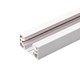 LEDlife 1 meter skinne for skinnespots - Hvit, 1-fase, komplett med tilkobling og endeplugg