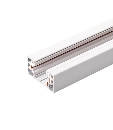 LEDlife 1,5 meter skinne for skinnespots - Hvit, 1-faset, komplett med tilkobling og endestykke