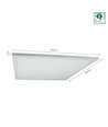 Algine Duo 2 i 1 Panel 30W - Nøytral hvit, 230V, 120°, IP20, IK06, 600x600x17mm, hvit, driver integrert