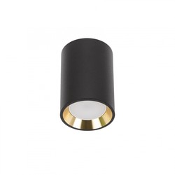 Produsenter CHLOE MINI P20 Rund - hus svart, ring gull, kant svart (LED Armatur/lampe uten lyskilde).