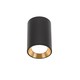 CHLOE MINI P20 Rund - hus svart, ring gull, kant svart (LED Armatur/lampe uten lyskilde).
