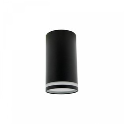Spectrum LED Chloe Ring GU10 LED Armatur uten lyskilde - for montering på overflate, 230V, IP20, Ø55*107mm, svart