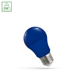 Elprodukter A50 LED blå E27 230V 4,9W - Spectrum