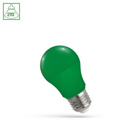 Elprodukter LED A50 4,9W E27 230V, grønt lys, Spectrum