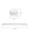 120cm 50W Limea Go komplett LED armatur - 134lm/W, IP65, 6000K, kald hvit