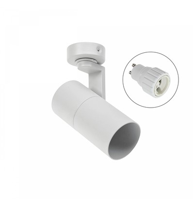 GU10 Vegg/takmontert spot - Hvit, uten lyskilde