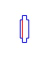 forbindelse for 3-faset skinner - Intern, Sort, Spectrum