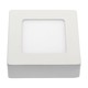 Algine Eco 6W - LED, firkantet, 230V, IP20, kald hvit, takpanel, hvit ramme, overflatemontert.
