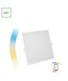 Algine 22W Smart CCT+dimbart LED-innfelt panel - Firkantet, Wi-Fi
