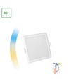 Algine 6W Smart Home LED downlight panel - CCT, dimbar, Wi-Fi, kvadratisk, 112x112 mm