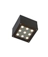 9W LED armatur - 230V, IP20, varm hvit
