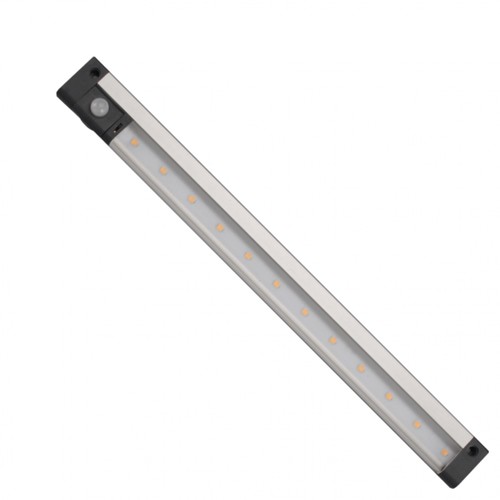 30cm / 3,3W LED underskapslampe med PIR-sensor, 12V - 300mm, bevegelsessensor
