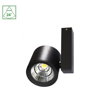 CHLOE COB LED 16W - 230V, IP20, Nøytral Hvit, Tak, Svart