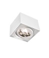 GU10 Chloe AR111 - IP20, firkantet, hvit, uten lyskilde