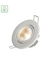 Fiale II LED Spot 6W COB 38° 230V, Nøytral hvit, Hvit ring