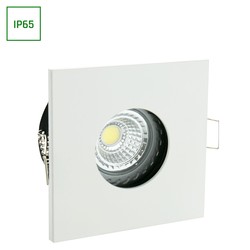 Produsenter Fiale IV GU10 - Kvadratisk, Hvit, IP65 (LED Armatur/lampe uten lyskilde)