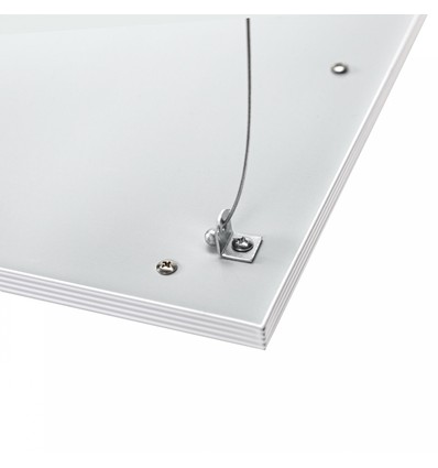 Wiresett for 60x60 og 30x120 LED-paneler - 1m, sett med 4 stk., justerbar høyde