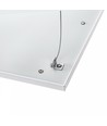 Wireoppheng for 60x60 og 30x120 LED-paneler - 4 stk. sett, 100cm, sølv