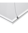 Wireoppheng for 60x60 og 30x120 LED-paneler - 4 stk. sett, 100cm, sølv