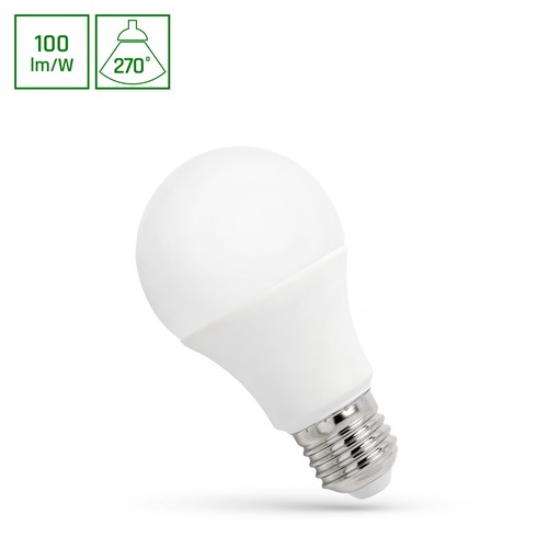 LED A60 E27 9W - 230V, Nøytral Hvit, Spectrum