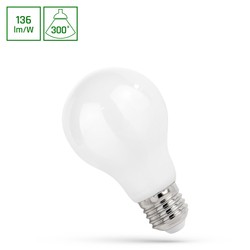 E27 vanlig LED A67 LED E27 11W 230V - Kulltråd, Varm Hvit, Melket, Spectrum.