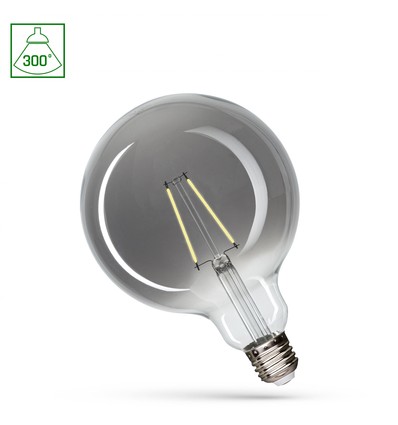 E27 4,5W LED globepære - G125, 4000K, 320lm, 300° lysspredning