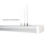 Limea 1200mm 40W - Prismatica, Nøytral hvit, 230V, 100°, IP44, IK10, 1200x110x60mm