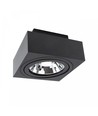 Mirora AR111 Overflate GU10 - 250V, IP20, 145x145x85mm, Svart, Firkantet, Justerbar, Spot, Uten Lyskilde.