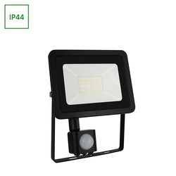 Spectrum LED Noctis Lux 2 230V 30W - IP44, varm hvit, svart, med sensor
