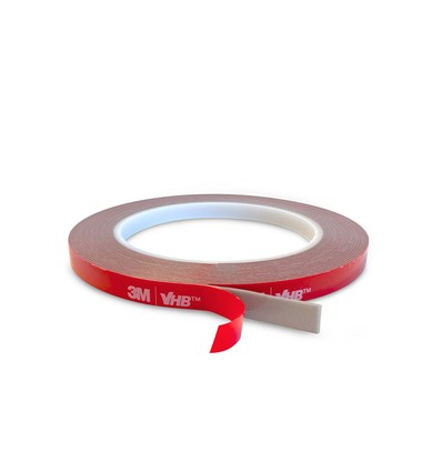 3M VHB Dobbelsidig tape - 8mm bred, 5m rull