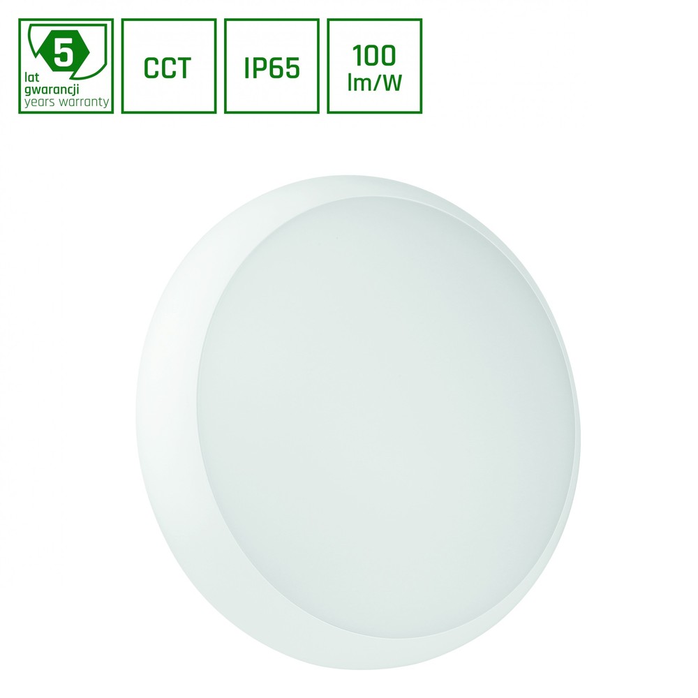 NYMPHEA City Pro 18W – 230V, IP65, CCT, rund