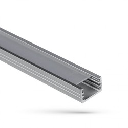 Produsenter Profil for LED strips WOJSLIM med melkehvitt deksel 1m
