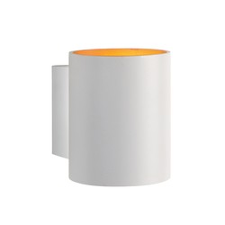 Vegglamper LED hvit/kobber rund vegglamper - Med G9 fatning, IP20 innendørs, 230V, uten lyskilde
