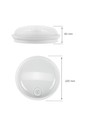 Spectrum 20W Teknik-lampe - IP54, IK07, 230V, Rund, 4000K, PIR sensor.