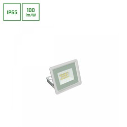 Spectrum LED Noctis Lux Floodlight 10W - 230V, IP65, 90x75x27mm, Hvit