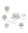 20W LED lyskaster - Hvit, arbeidslampe, IP65 utendørs