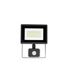 NOCTIS LUX 3 Lyskaster 30W 230V IP44 150x190x53mm SVART med PIR-sensor