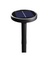 1W solcelle hagelampe med spyd CCT - 3 lysfarger, justerbar høyde, IP65, sort