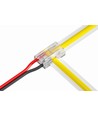 LED stripe 8 i 1 samler - 8mm COB, enkeltfarget, IP20, 5V-24V