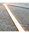 Trebetong/gips LED Skinnesett 3x60cm - Innfelt, Akustilight inkl. ledninger og driver