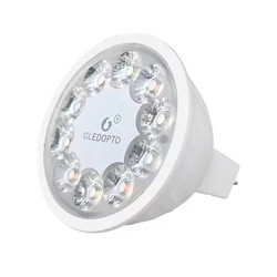 MR16 GU5.3 LED Gledopto 5W Zigbee LED-pære - Hue-kompatibel, 12V/24V, RGB+CCT, MR16
