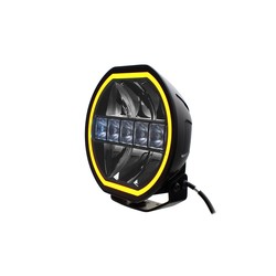 Kjøretøyslys 7" Prolumo 108W Beam HEXA E-godkjent - LED-fjernlys, dobbeltposisjonslys