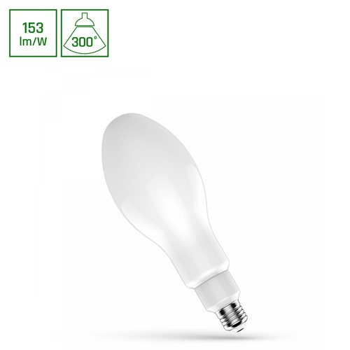 E27 36W LED-pære - 360°, mattet glass