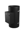 Innendørs G9 opp/ned vegglampe - Ø8 cm, IP20, sort