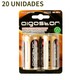 2 stk. D Batteri - 1,5V, R20D