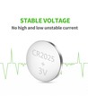 5 stk. Knappecellebatteri - CR2025 3V-5B