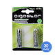 2 stk. Oppladbart AA Batteri - 1600mAh, 1.2V